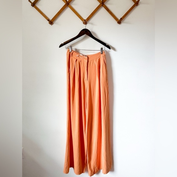 Petal & Pup Pants - NWT Petal + Pup Fore Linen Blend Felix Wide Leg Pants